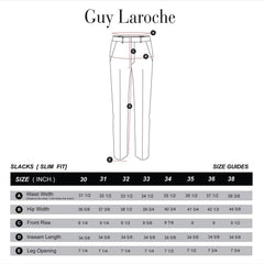 Guy Laroche, work pants, pleated style, SLIM FIT style, model BSB6281P1