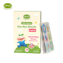 Enfant Ongfont Bye Bye Mozzie Patch, mosquito repellent patch, lemongrass scent, 1 box/48 pieces