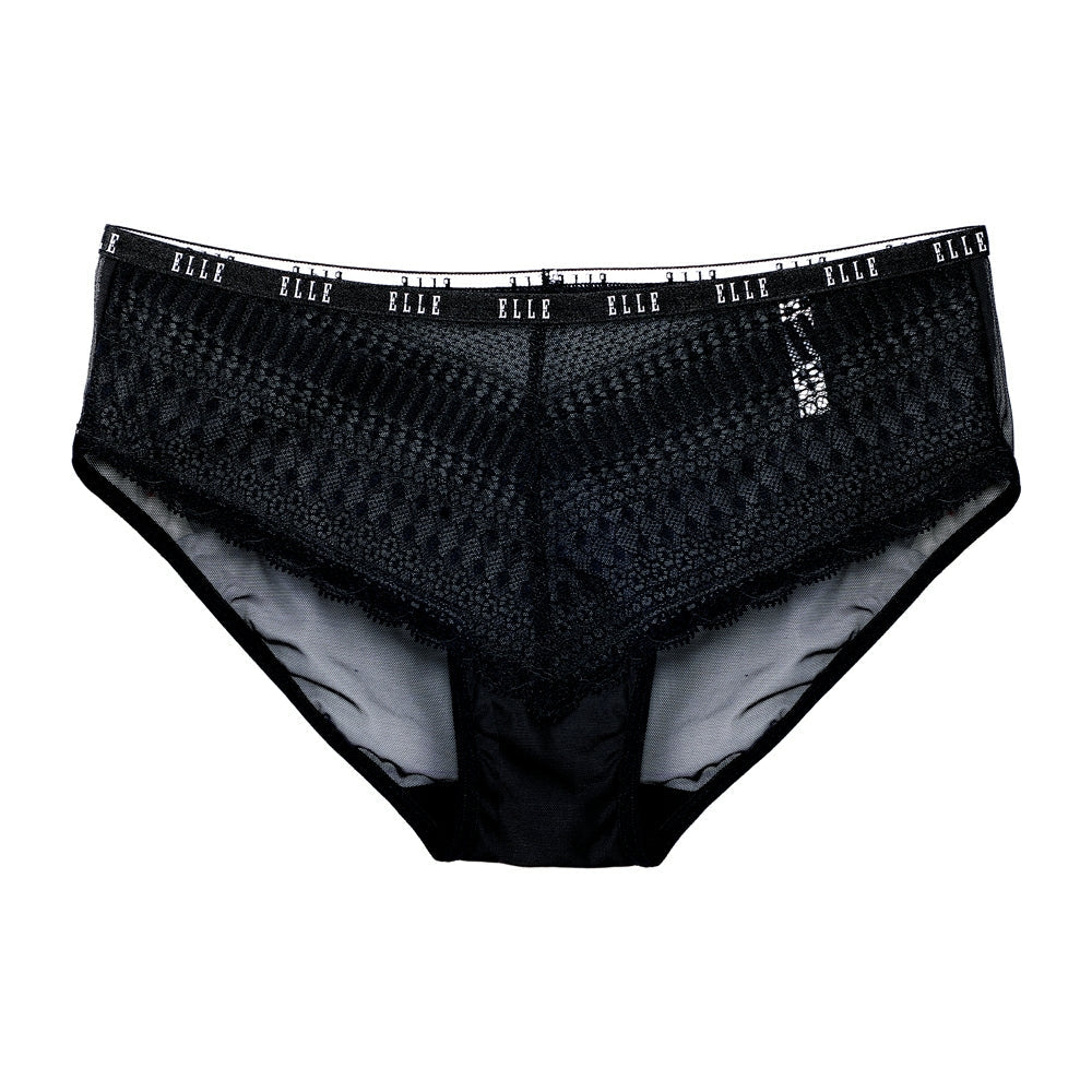 ELLE Lingerie กางเกงในรูปแบบ Boyleg Lowrise ดีไซน์ด้วยผ้าลูกไม้ในสไตล์ฝรั่งเศส (LU984123)