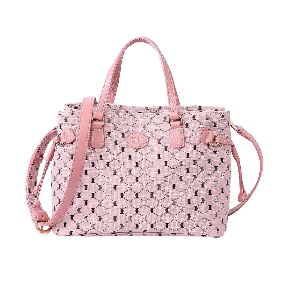 ELLEBAG กระเป๋าสะพาย MONOGRAM STYLE HANDBAG COLOR PINK EWH901