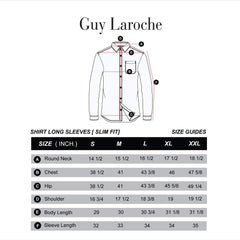 Guy Laroche เสื้อเชิ้ตคอปก ทอลายในตัว มี 4 สีให้เลือก รุ่น (BAB5208W2)