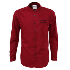 Guy Laroche เสื้อเชิ้ตคอจีนสีพื้น รุ่นขายดี (DAC6260P3)