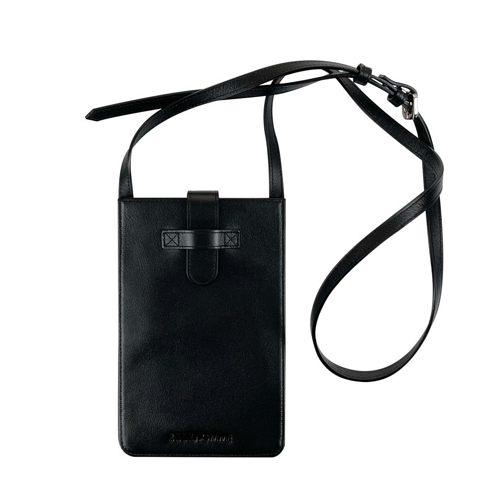 ELLE HOMME Genuine leather phone bag, Casual style, crossbody/shoulder bag H8H387 