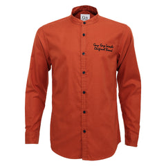 Guy Laroche เสื้อเชิ้ตคอจีนสีพื้น รุ่นขายดี (DAC6260P3)