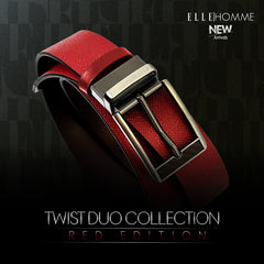 ELLE HOMME LIMITED EDITION | Casual Business style belt, reversible 