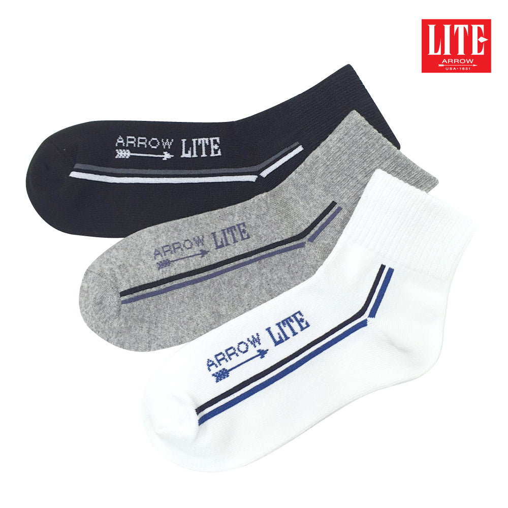 ARROW LITE Ankle Socks 100% Cotton, 1 pair pack
