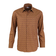 Guy Laroche long-sleeved work shirt, plaid pattern, 2 colors to choose from (BAB9200W4)