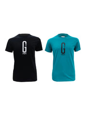 Guy Laroche T-shirt with screen-printed graphic logo, 100% cotton fabric, available in 2 colors (DKT6202P4)
