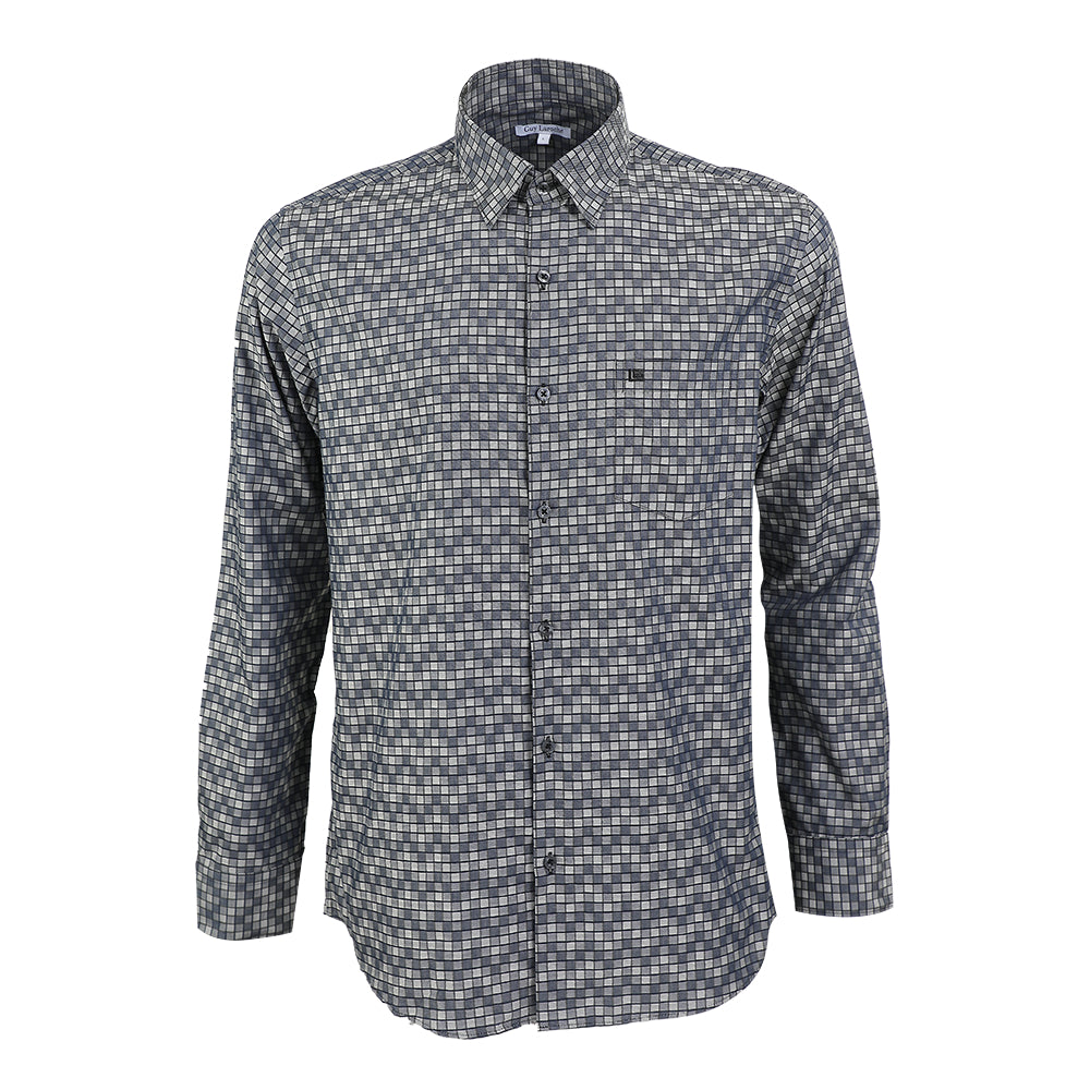 Guy Laroche เสื้อเชิ้ตแขนยาวใส่ทำงาน ลายตาราง มี 2 สีให้เลือก (BAB9200W4)