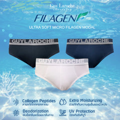 [ New Arrival ] Guy Laroche men's underwear, FILAGEN model, pack of 1 (JUS7801W4)