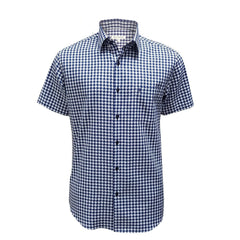 Guy Laroche SLIM FIT short sleeve casual shirt, available in 2 colors: blue and red (BAC9201S3)