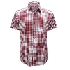 Guy Laroche SLIM FIT short sleeve casual shirt, available in 2 colors: blue and red (BAC9201S3)