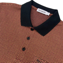 Guy Laroche EXTRA FIT short sleeve polo shirt, dark red BKL9305S3