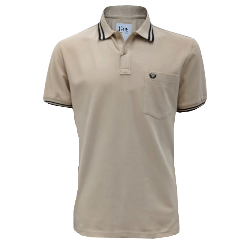 Guy Laroche short-sleeved polo shirt, SLIM FIT style, available in 4 colors, model DKP6202P4