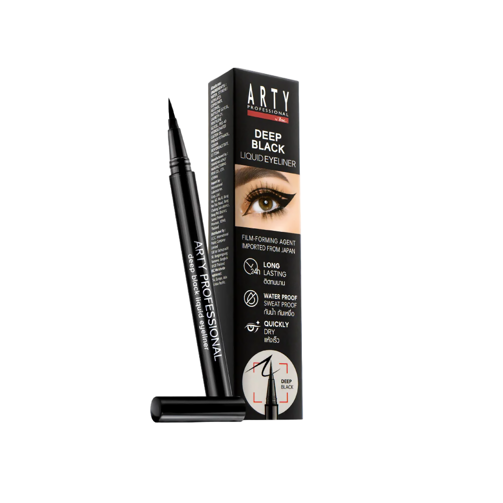 ARTY PROFESSIONAL DEEP BLACK LIQUID EYELINER#K1